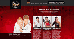 Desktop Screenshot of martialartsgallatin.com